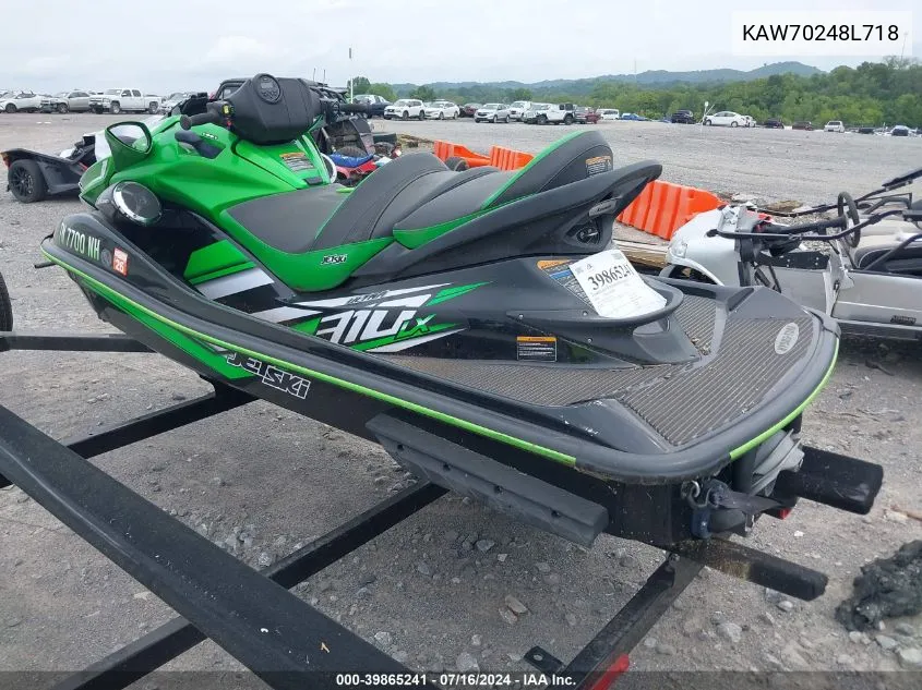 2018 Kawasaki Jetski VIN: KAW70248L718 Lot: 39865241