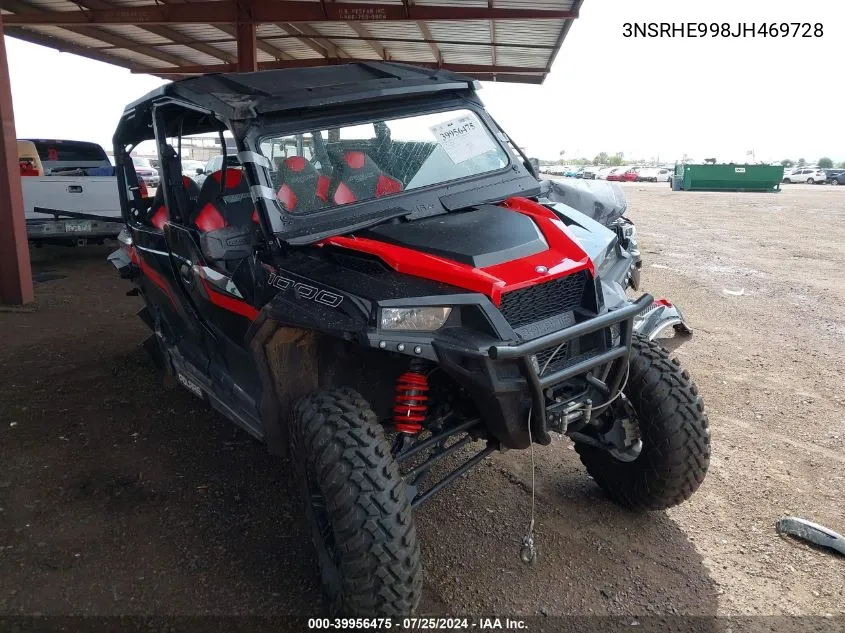 2018 Polaris General 4 1000 Eps VIN: 3NSRHE998JH469728 Lot: 39956475