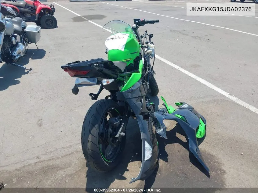 2018 Kawasaki Ex400 VIN: JKAEXKG15JDA02376 Lot: 39962364