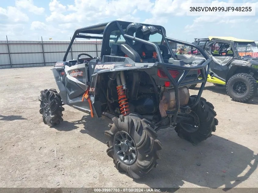 2018 Polaris Rzr Xp 1000 Eps High Lift Ed VIN: 3NSVDM999JF948255 Lot: 39987703