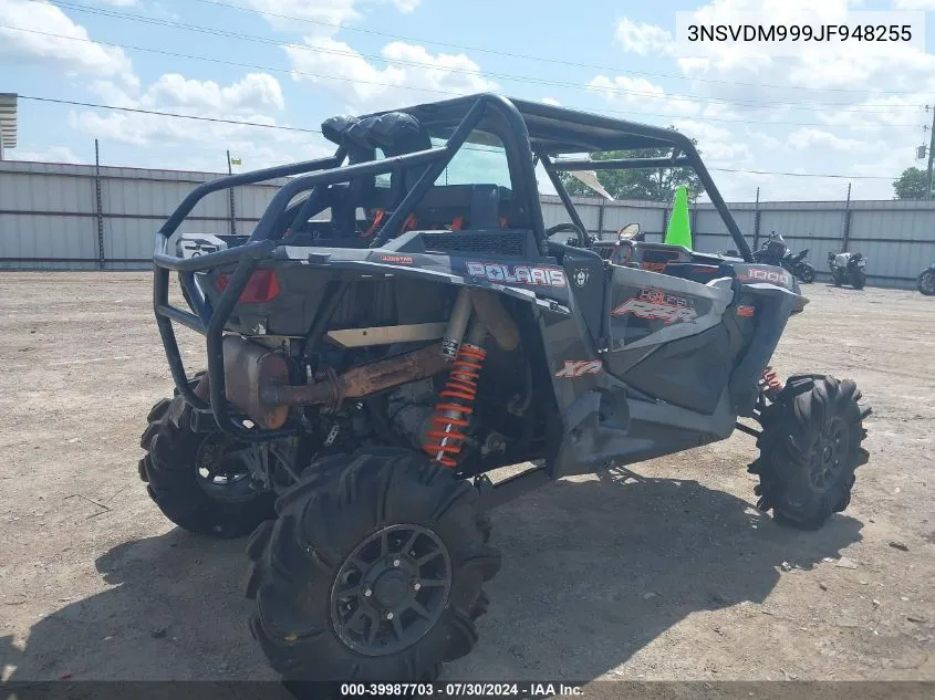 2018 Polaris Rzr Xp 1000 Eps High Lift Ed VIN: 3NSVDM999JF948255 Lot: 39987703