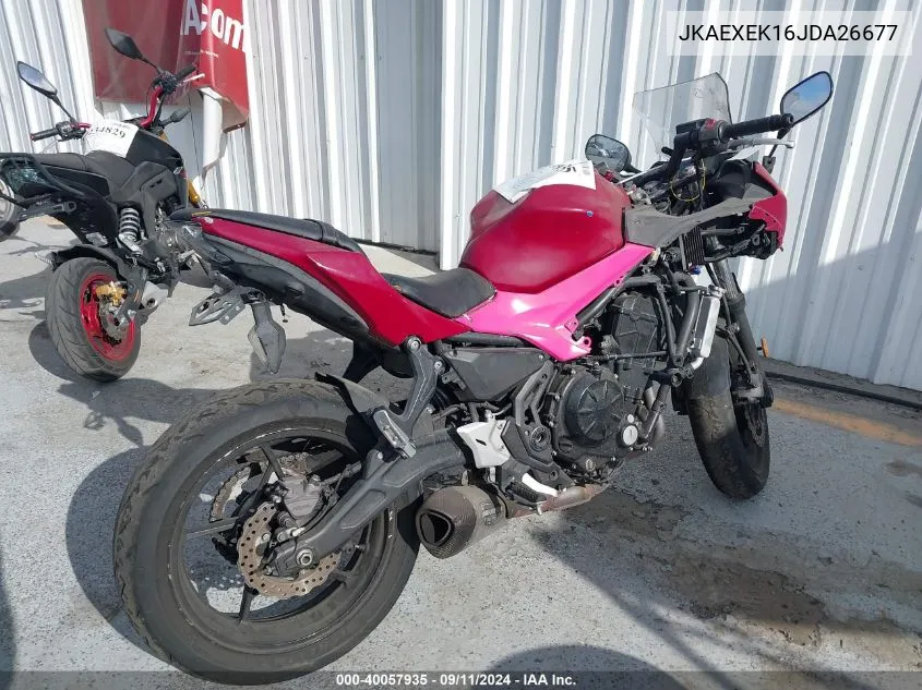 JKAEXEK16JDA26677 2018 Kawasaki Ex650 F