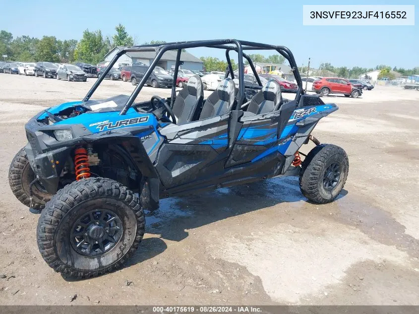 3NSVFE923JF416552 2018 Polaris Rzr Xp 4 Turbo Eps