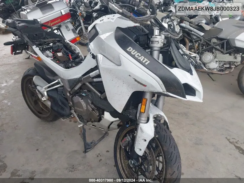 ZDMAAEKW8JB000323 2018 Ducati Multistrada 1260/1260 S/1260 S Dlair/