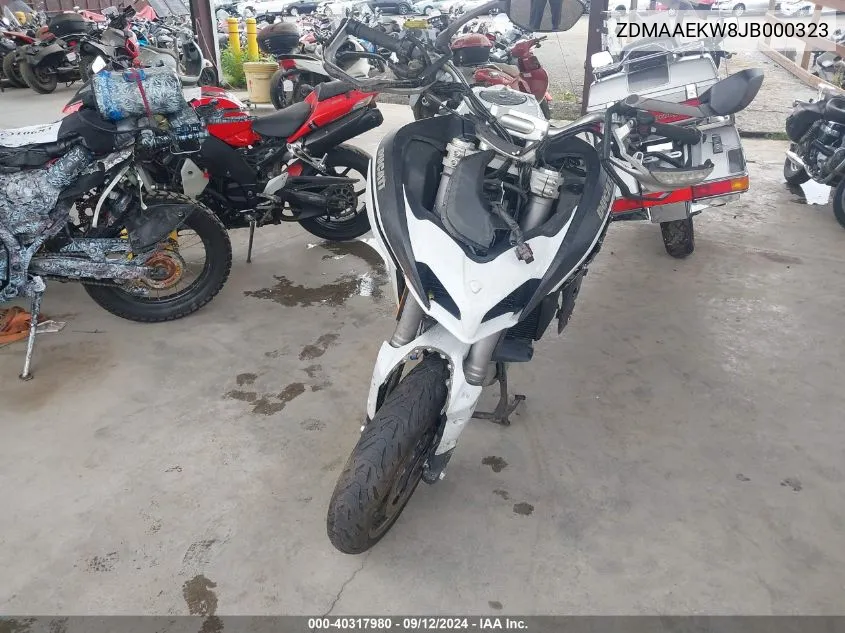 ZDMAAEKW8JB000323 2018 Ducati Multistrada 1260/1260 S/1260 S Dlair/