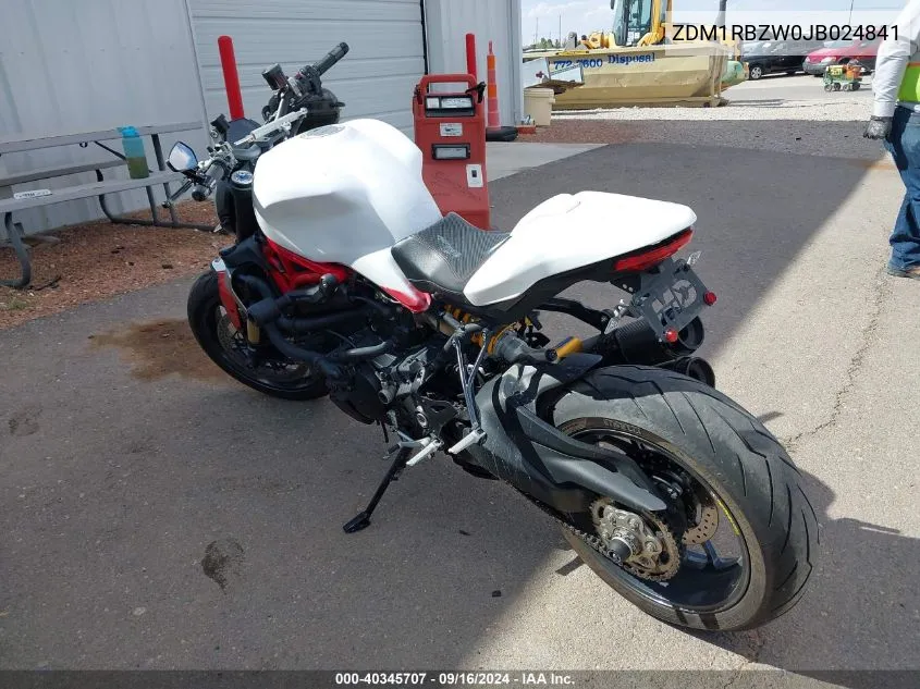 ZDM1RBZW0JB024841 2018 Ducati Monster 1200 R