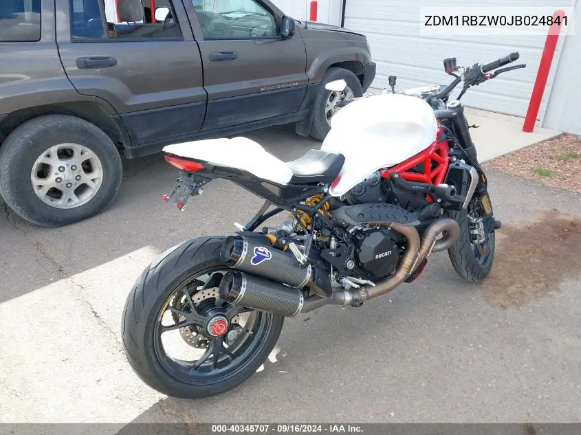 ZDM1RBZW0JB024841 2018 Ducati Monster 1200 R