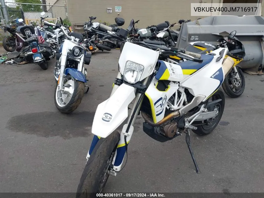 VBKUEV400JM716917 2018 Husqvarna 701 Enduro