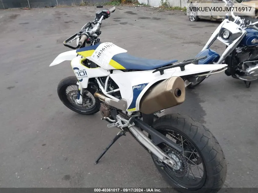 VBKUEV400JM716917 2018 Husqvarna 701 Enduro