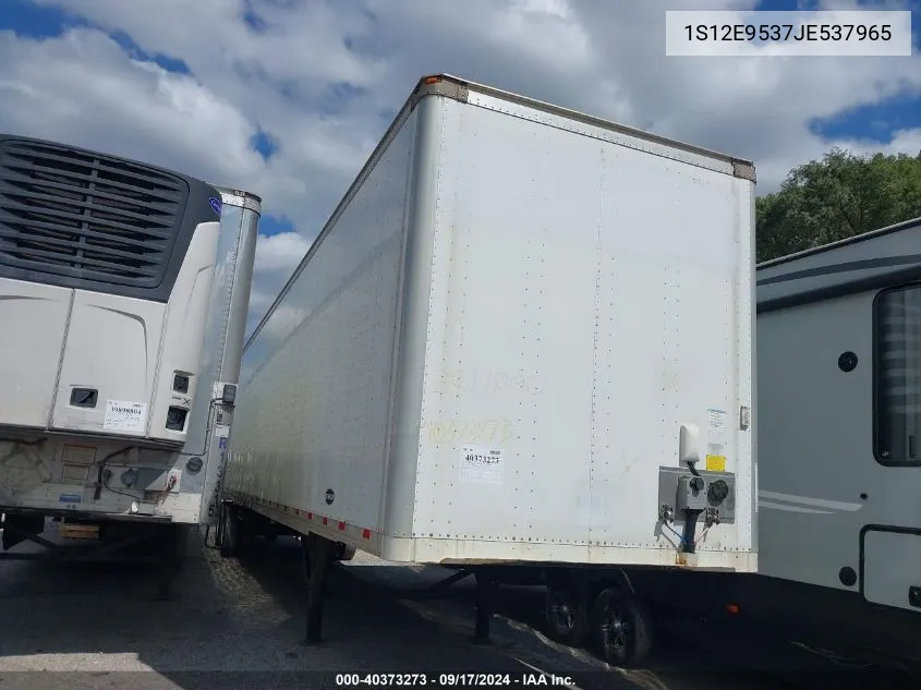 2018 Strick Trailers VIN: 1S12E9537JE537965 Lot: 40373273