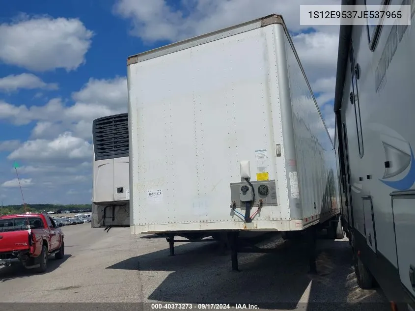 2018 Strick Trailers VIN: 1S12E9537JE537965 Lot: 40373273