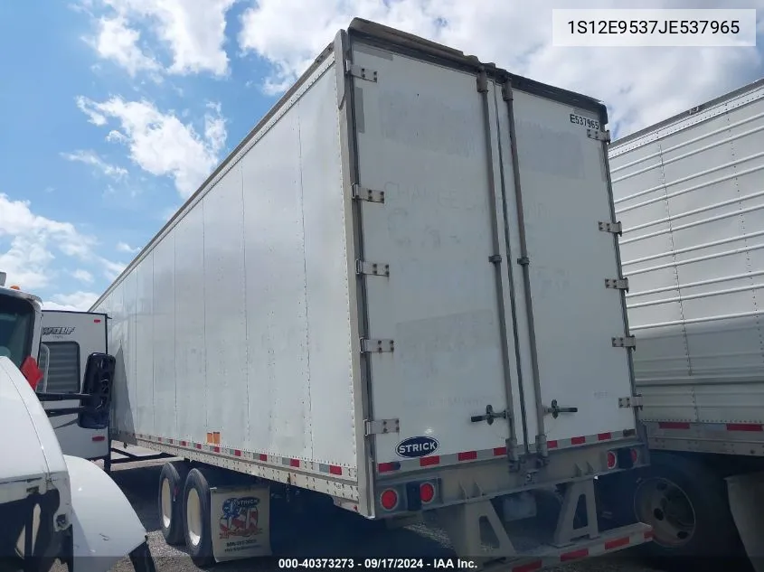 2018 Strick Trailers VIN: 1S12E9537JE537965 Lot: 40373273