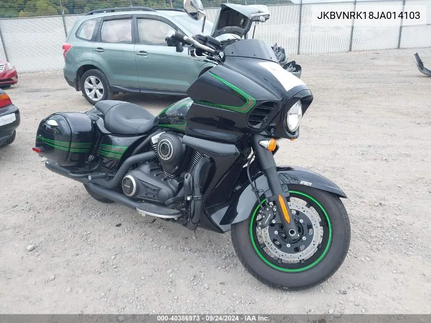 2018 Kawasaki Vn1700 K VIN: JKBVNRK18JA014103 Lot: 40386973