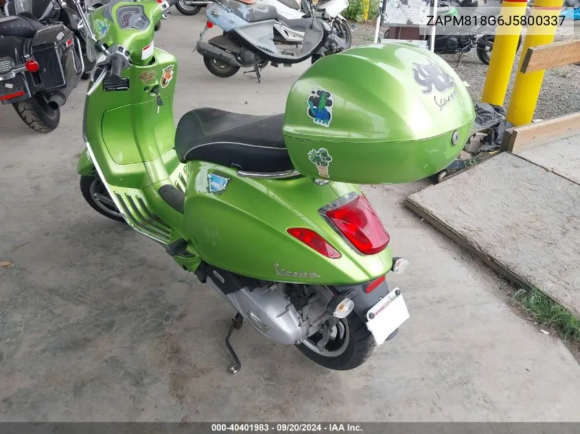 ZAPM818G6J5800337 2018 Vespa Sprint 150 3V