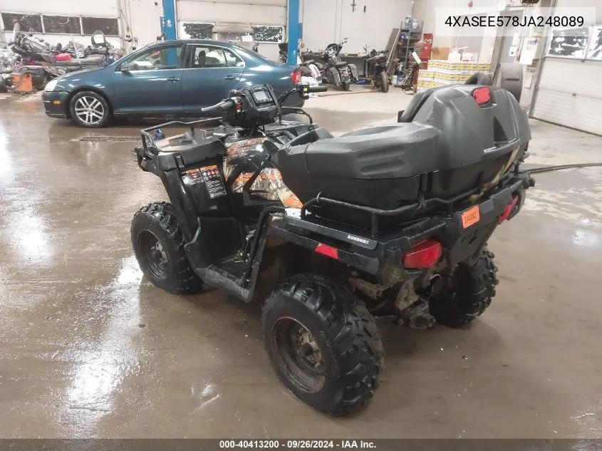 2018 Polaris Sportsman 570 Eps VIN: 4XASEE578JA248089 Lot: 40413200