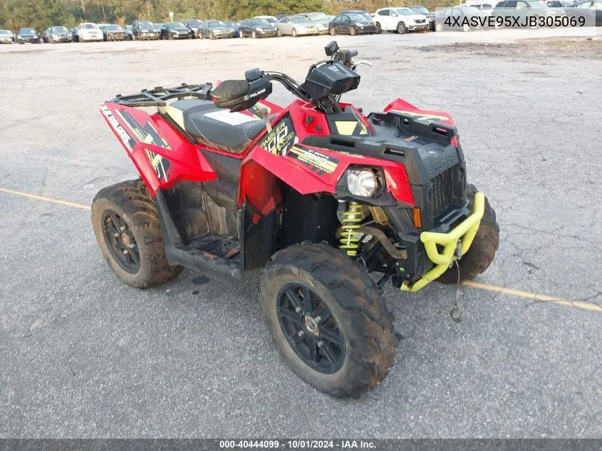 2018 Polaris Scrambler Xp 1000 VIN: 4XASVE95XJB305069 Lot: 40444099