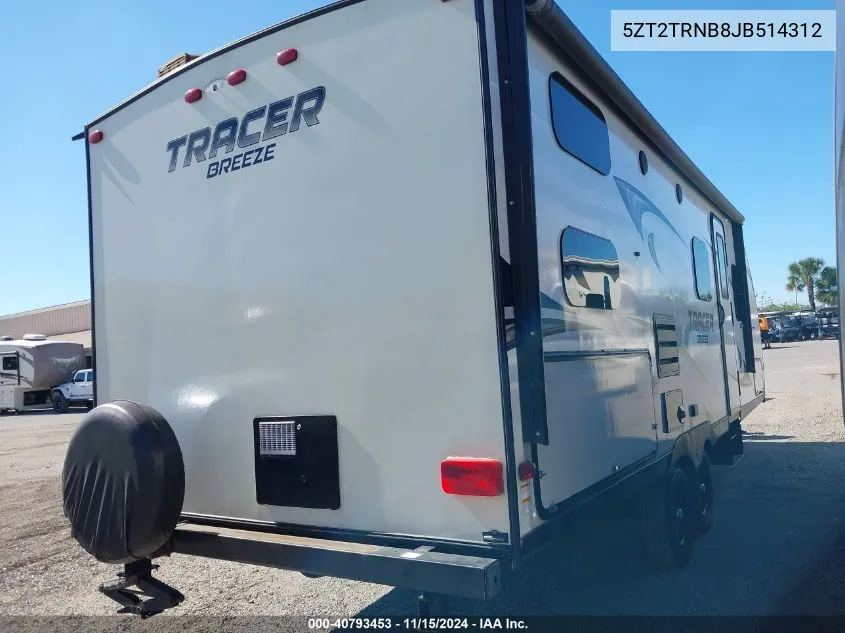 2018 Tracer Other VIN: 5ZT2TRNB8JB514312 Lot: 40793453