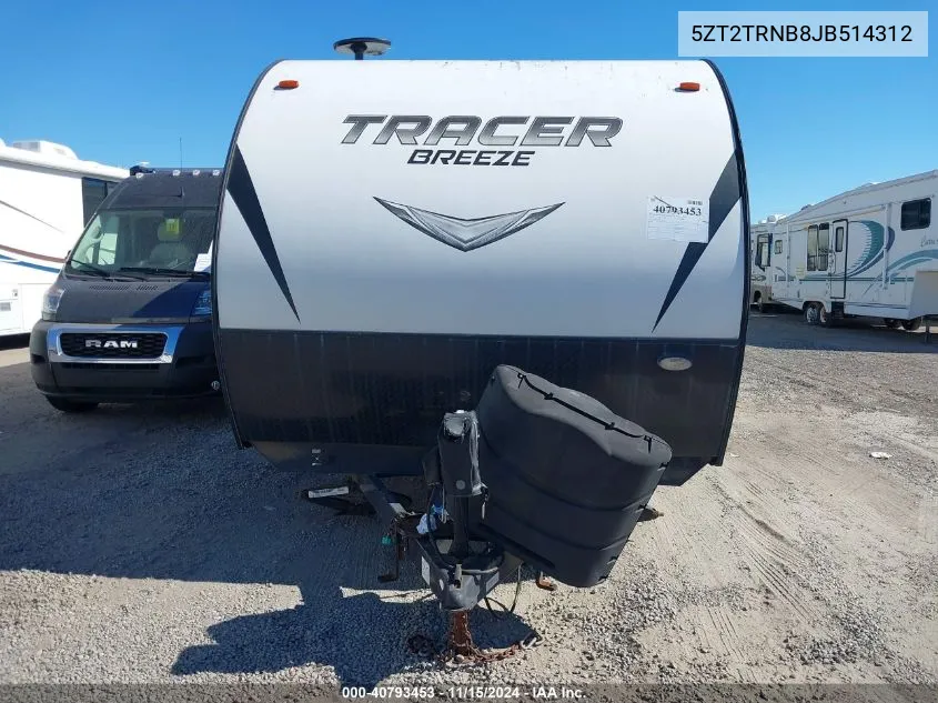 2018 Tracer Other VIN: 5ZT2TRNB8JB514312 Lot: 40793453