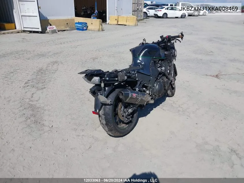 2019 Kawasaki Zx1400 J VIN: JKBZXNJ1XKA008469 Lot: 12033063