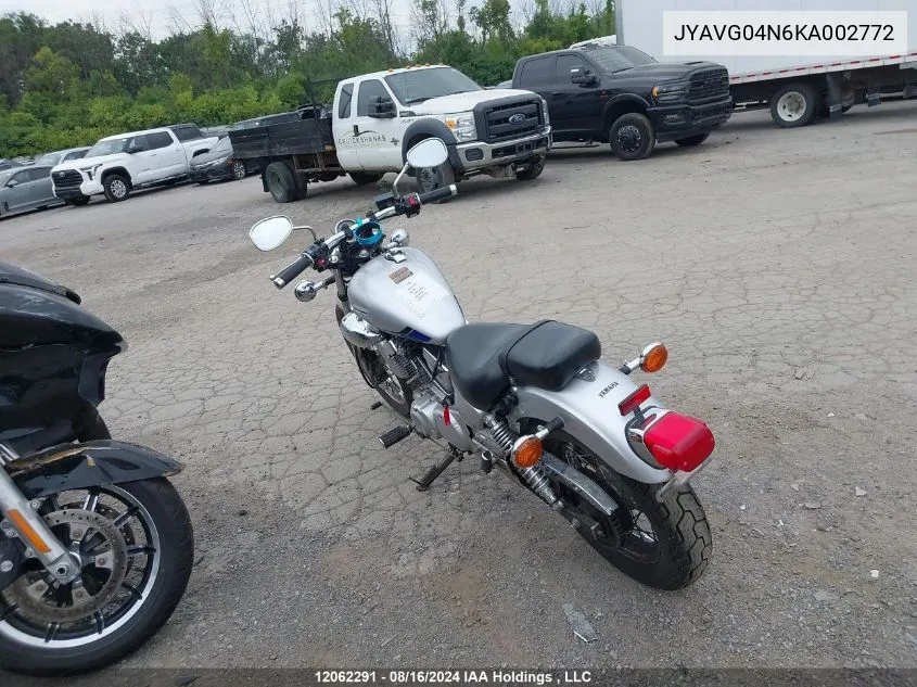 JYAVG04N6KA002772 2019 Yamaha Xv250