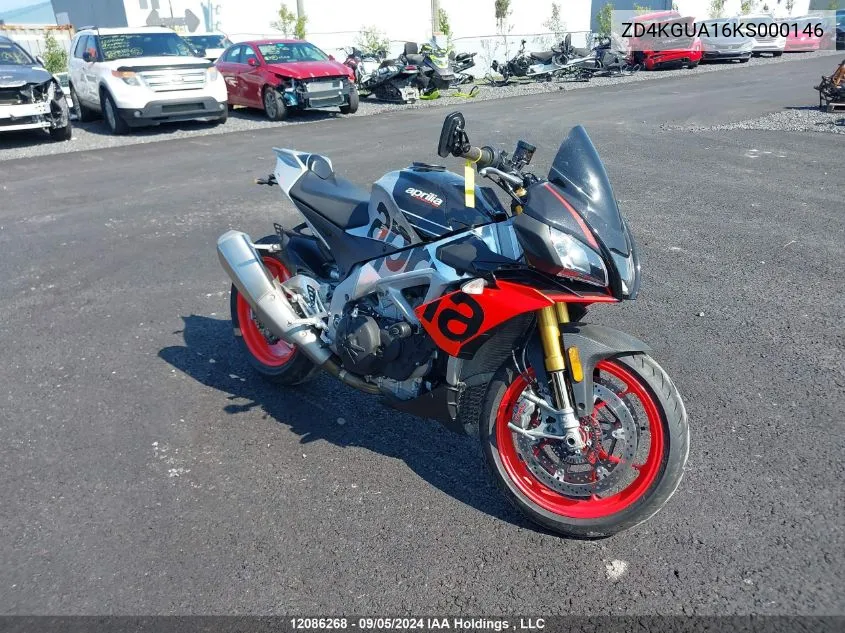 2019 Aprilia 259 VIN: ZD4KGUA16KS000146 Lot: 12086268