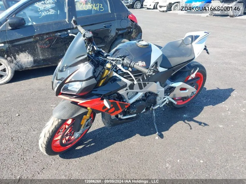 2019 Aprilia 259 VIN: ZD4KGUA16KS000146 Lot: 12086268