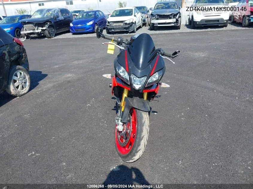 2019 Aprilia 259 VIN: ZD4KGUA16KS000146 Lot: 12086268