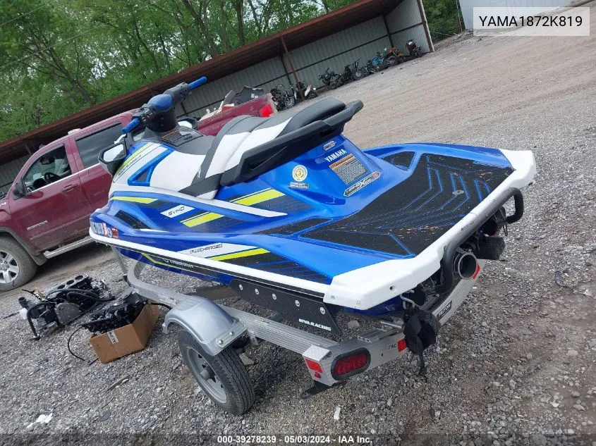 YAMA1872K819 2019 Yamaha Gp1800