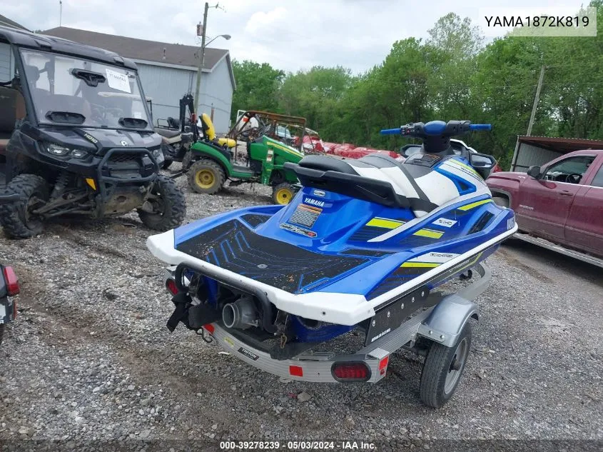 YAMA1872K819 2019 Yamaha Gp1800