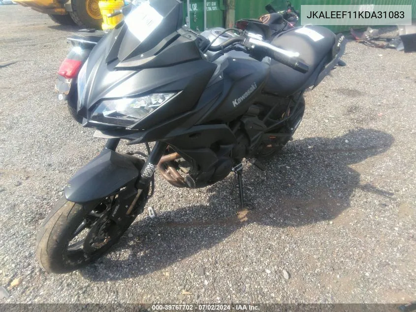 2019 Kawasaki Kle650 F VIN: JKALEEF11KDA31083 Lot: 39767702