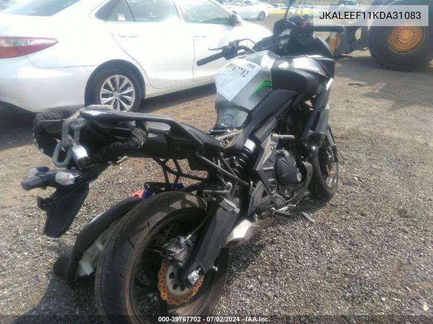 2019 Kawasaki Kle650 F VIN: JKALEEF11KDA31083 Lot: 39767702