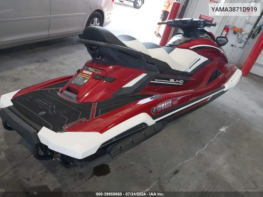 2019 Yamaha Wave Runner VIN: YAMA3871D919 Lot: 39959868