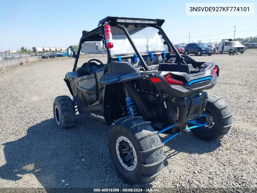 2019 Polaris Rzr Xp Turbo Eps VIN: 3NSVDE927KF774101 Lot: 40016399