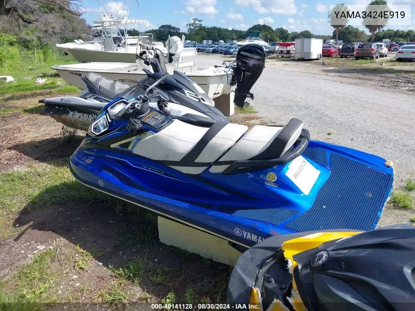 YAMA3424E919 2019 Yamaha Vx Cruiser Ho