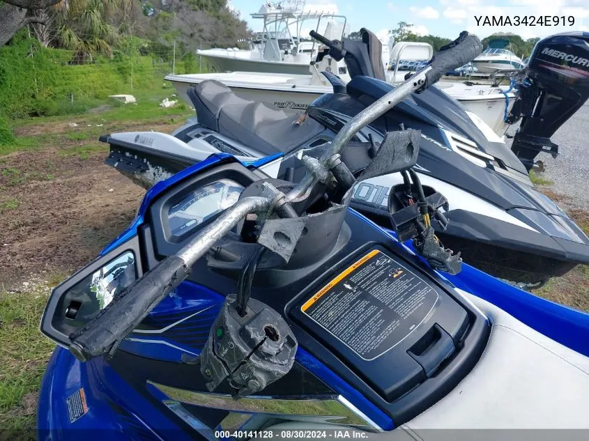 2019 Yamaha Vx Cruiser Ho VIN: YAMA3424E919 Lot: 40141128