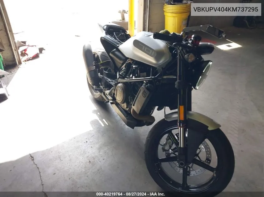 2019 Husqvarna Vitpilen 701 VIN: VBKUPV404KM737295 Lot: 40219764