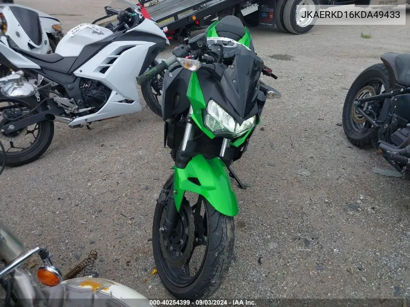 2019 Kawasaki Er400 D VIN: JKAERKD16KDA49433 Lot: 40254399