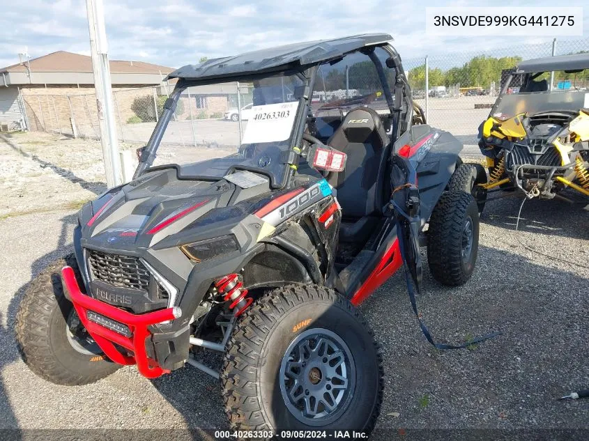 2019 Polaris Rzr Xp 1000 Eps VIN: 3NSVDE999KG441275 Lot: 40263303