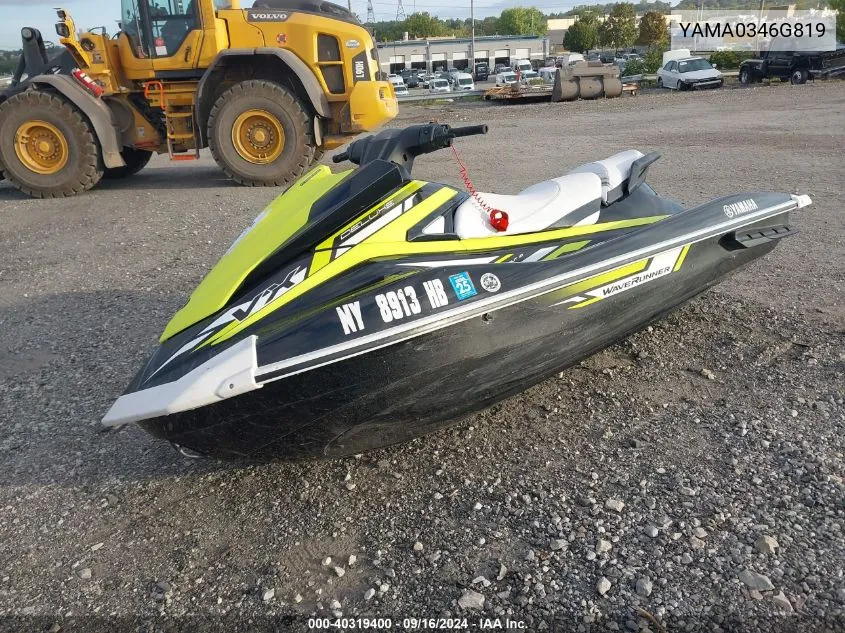 2019 Yamaha Vx Deluxe VIN: YAMA0346G819 Lot: 40319400