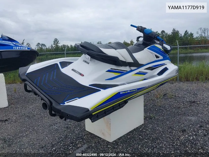 2019 Yamaha Vxr VIN: YAMA1177D919 Lot: 40322495