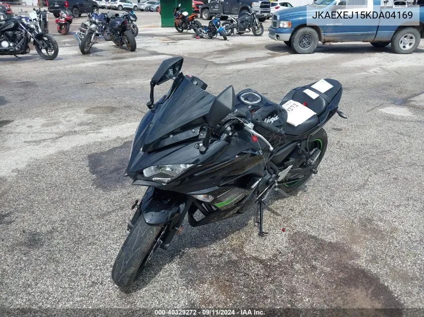 2019 Kawasaki Ex650 J VIN: JKAEXEJ15KDA04169 Lot: 40329272