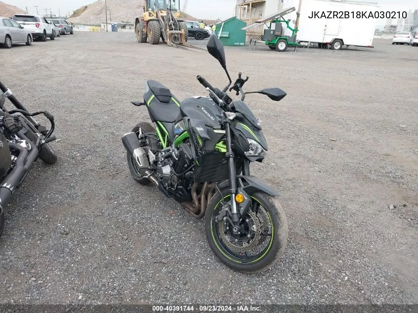 JKAZR2B18KA030210 2019 Kawasaki Zr900