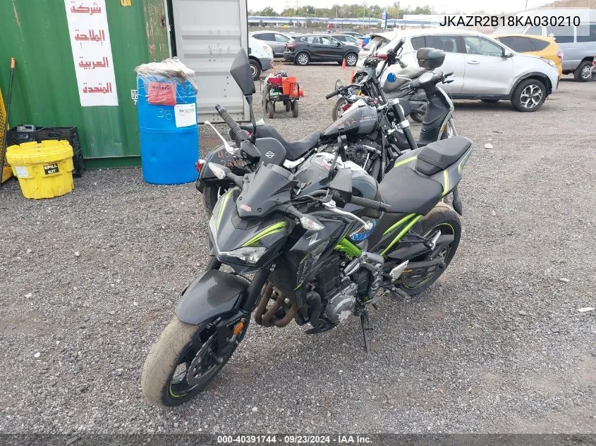 JKAZR2B18KA030210 2019 Kawasaki Zr900