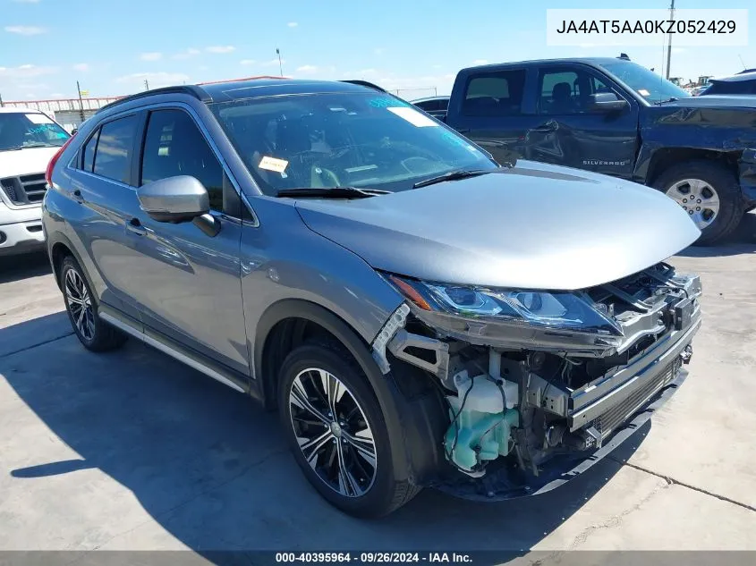 2019 Mits Eclipse Cross Se W/S Sel VIN: JA4AT5AA0KZ052429 Lot: 40395964