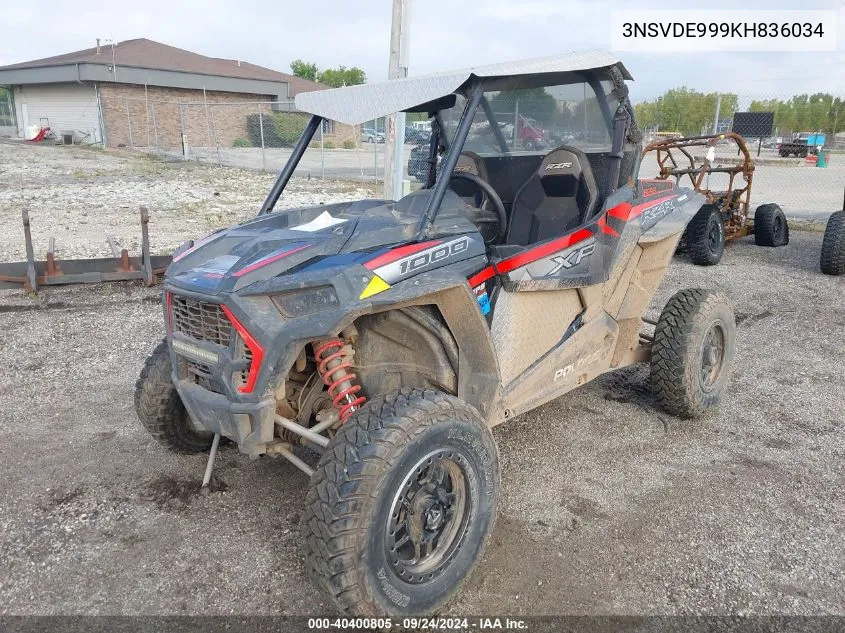 2019 Polaris Rzr Xp 1000 Eps VIN: 3NSVDE999KH836034 Lot: 40400805