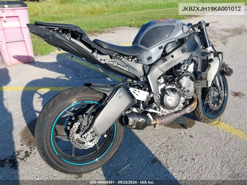 JKBZXJH19KA001012 2019 Kawasaki Zx636 K