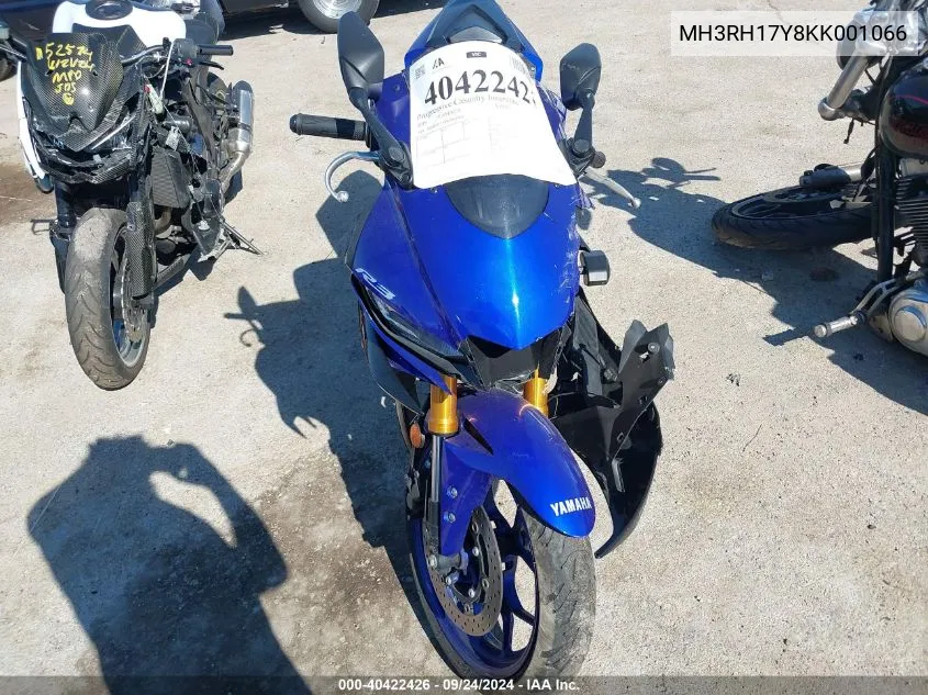 MH3RH17Y8KK001066 2019 Yamaha Yzfr3