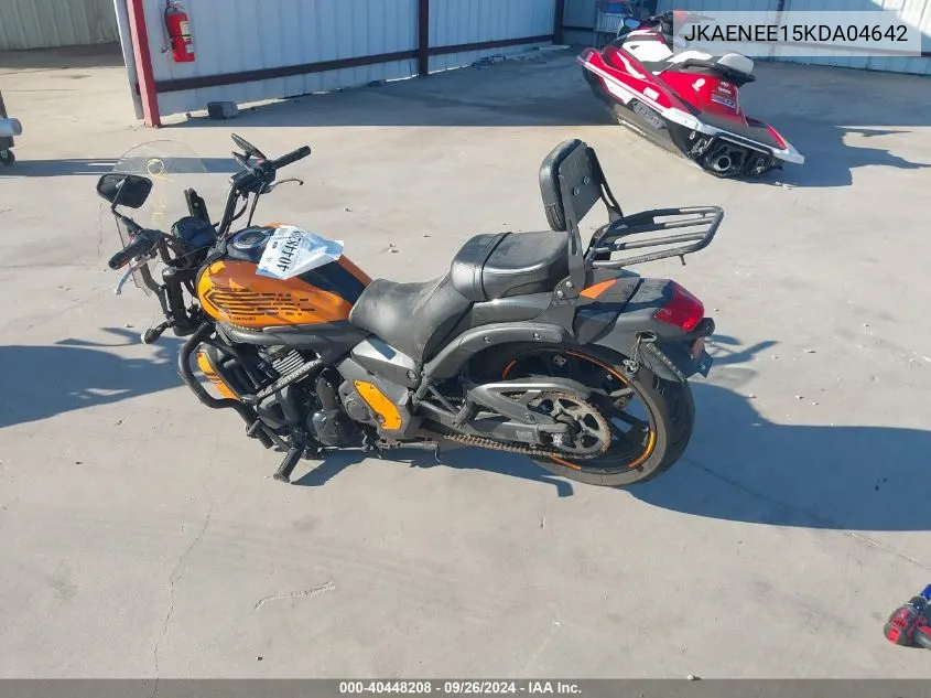 2019 Kawasaki En650 E VIN: JKAENEE15KDA04642 Lot: 40448208