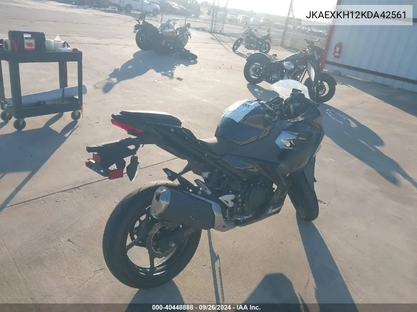 2019 Kawasaki Ex400 VIN: JKAEXKH12KDA42561 Lot: 40448888