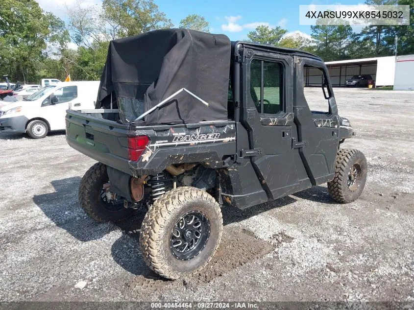 2019 Polaris Ranger Crew Xp 1000 Eps Northstar Edition VIN: 4XARSU99XK8545032 Lot: 40454464